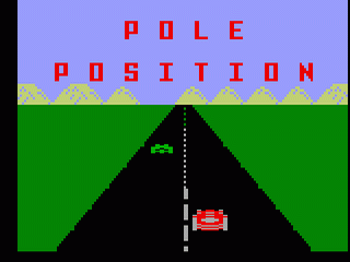 Pole Position title screen for Intellivision